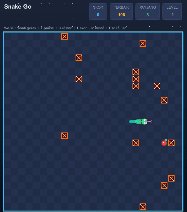 Tangkapan Layar Asli Snake Go Desktop